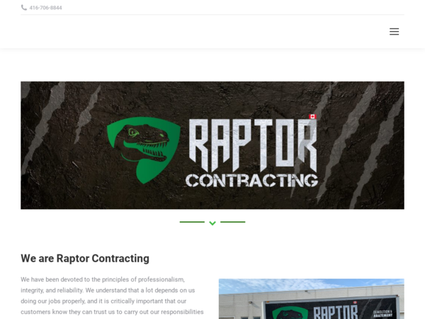 Raptor Contracting – Demolition and Abatement