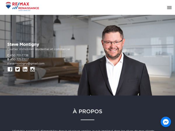 Steve Montigny Courtier Immobilier Remax