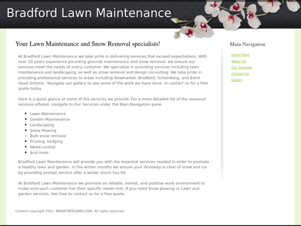Bradford Lawn Maintenance