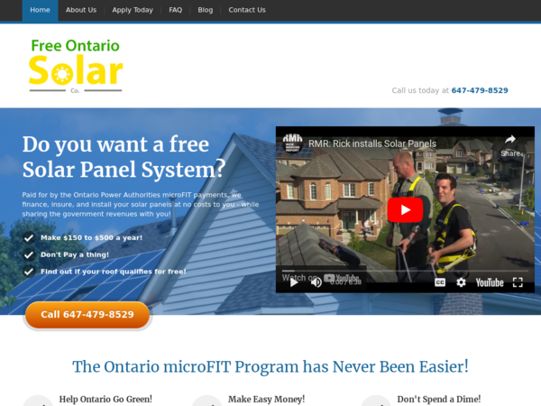 Free Ontario Solar Inc