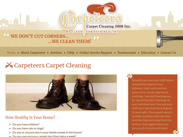 Carpeteers Carpet Cleaning 2008 Inc