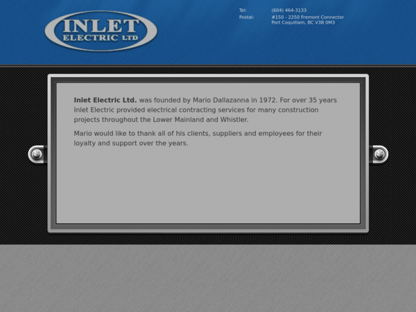 Inlet Electric Ltd