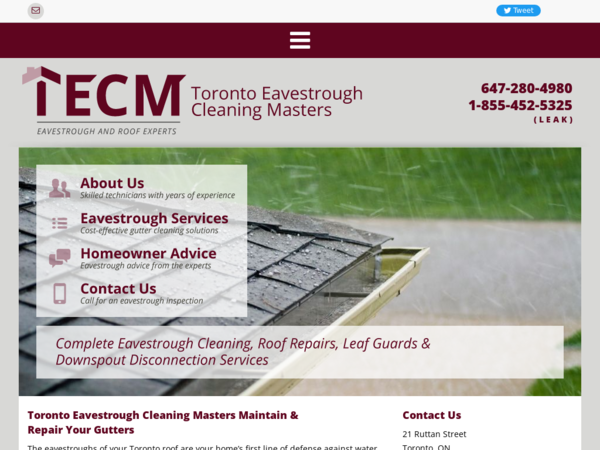 Toronto Eavestrough Cleaning Masters