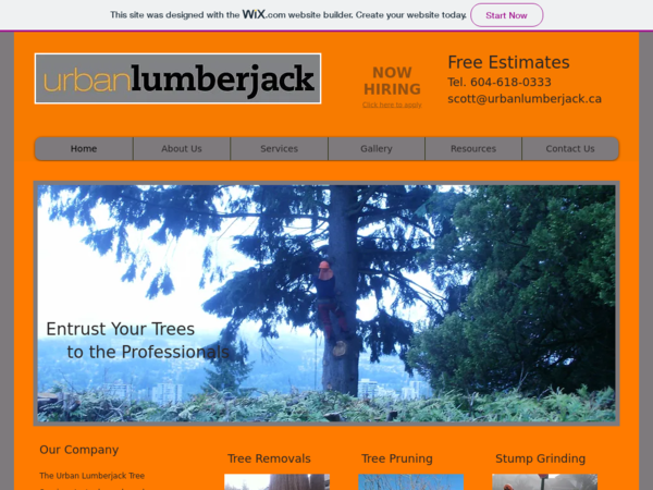 The Urban Lumberjack Tree Services Inc.