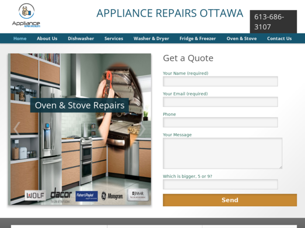 Appliance Repairs Ottawa Pros