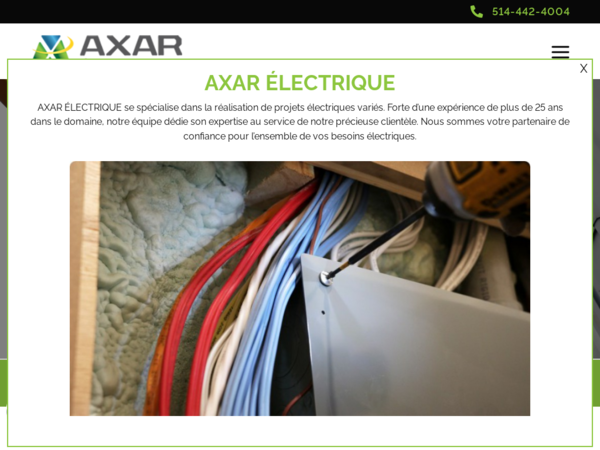 Axar électrique