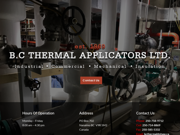 B C Thermal Applicators Ltd