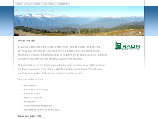 Braun Geotechnical Ltd