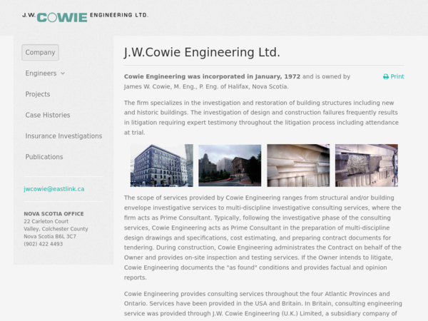 Cowie J W Engineering Limited