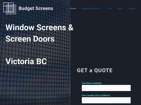 Budget Screens