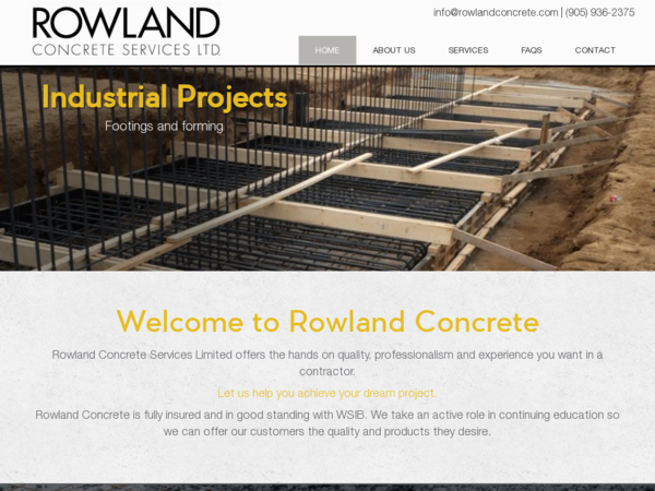 Rowland Concrete Svc Ltd