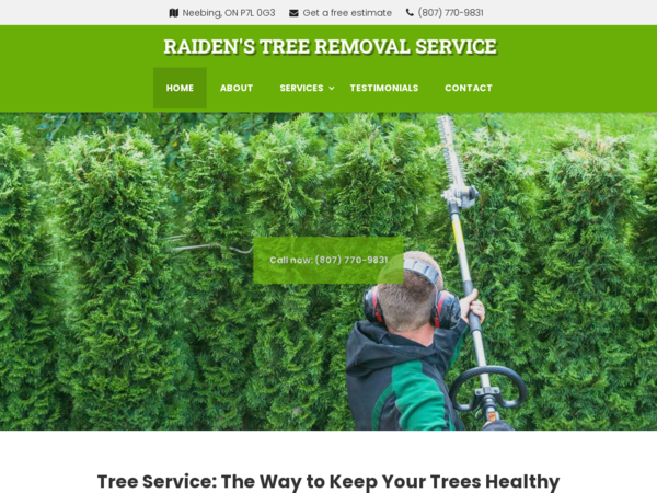 Raiden's Tree Removal Service