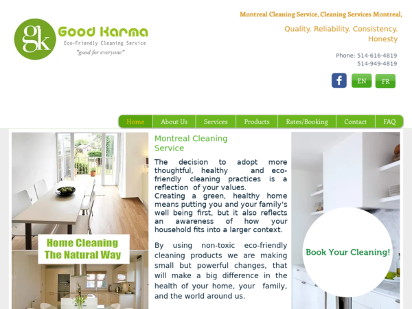 'good Karma' Montreal Eco Cleaning Service