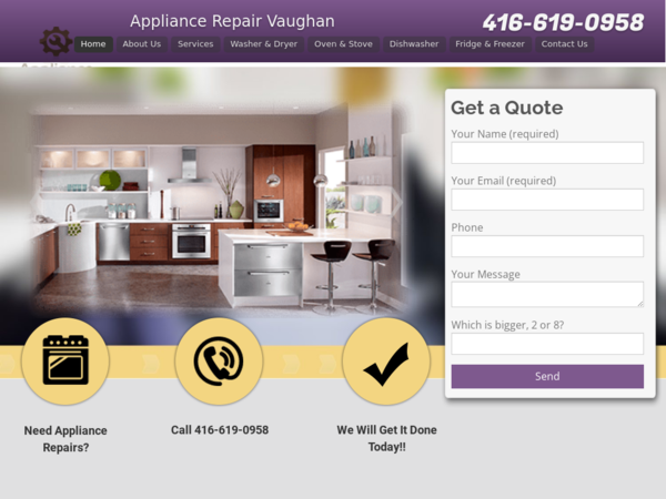 Vaughan Appliance Repair Service
