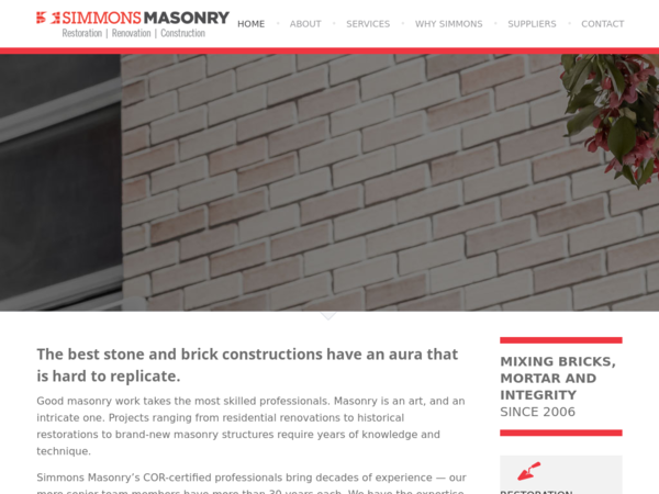 Simmons Masonry Inc