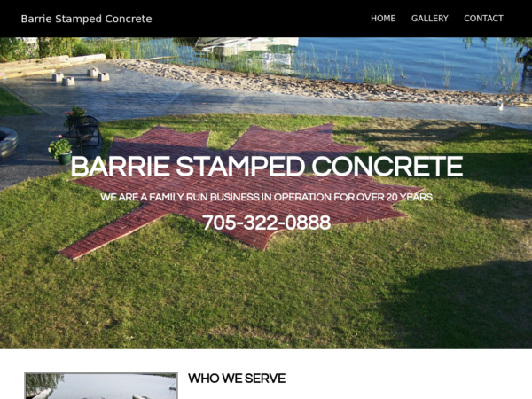 Barrie Stamped Concrete