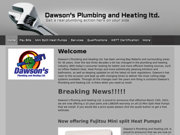 Dawson's Plumbing & Heating Ltd