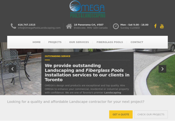 Omega Pools & Landscaping Inc.