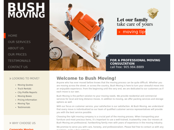 Bush Moving