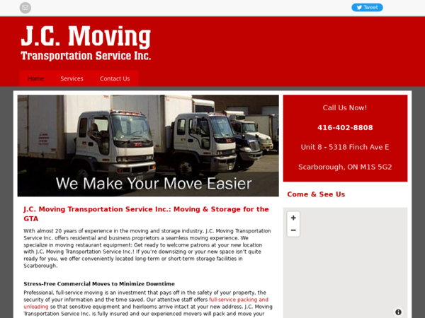 JC Moving Transporation Service Inc