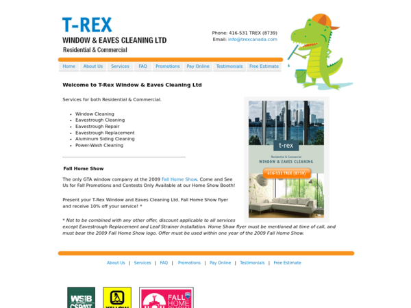 T-Rex Window and Eaves Cleaning Inc