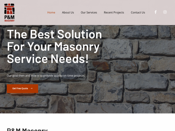 P&M Masonry & Construction