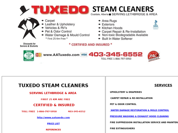 Tuxedo Steam Cleaners