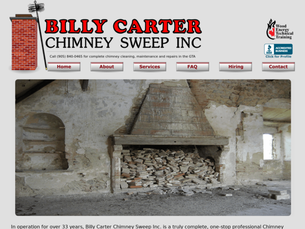 Billy Carter Chimney Sweep Inc