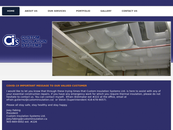 Custom Insulation Systems