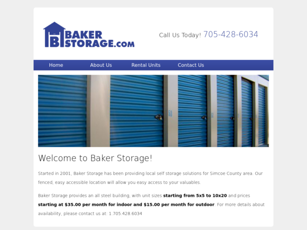 Baker Storage