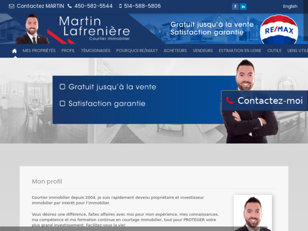 Re/Ma d'Icix: Martin Lafrenière