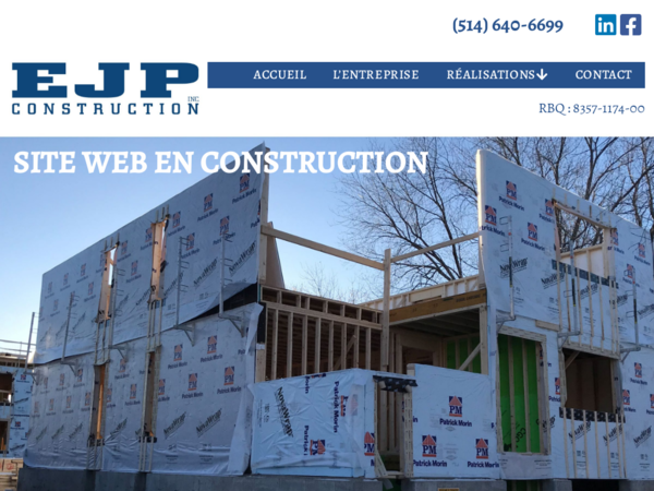 Ejp Construction Inc