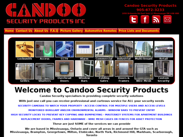 Candoo Security Products INC