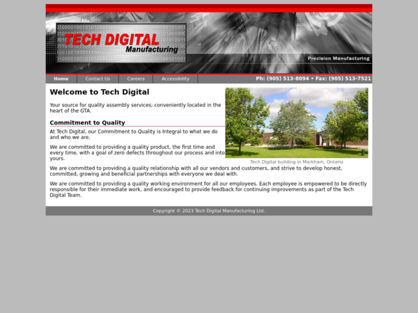 Tech Digital Manufacturing Ltd