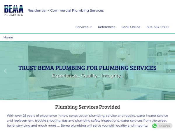 Richmond's Trusted Bema Plumbing LTD