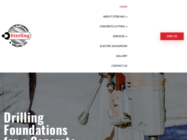 Sterling Concrete Sawing & Drilling Ltd.