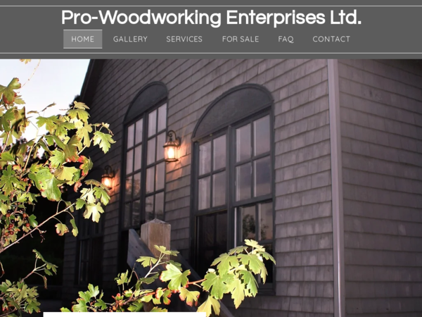 Pro-Woodworking Enterprises Ltd