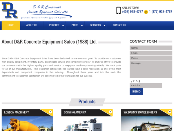 D & R Concrete Equipment Sales Ltd