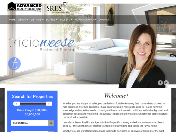 Tricia Weese Advanced Realty Solutions Inc.