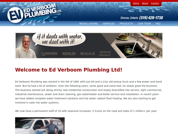 Ed Verboom Plumbing Ltd