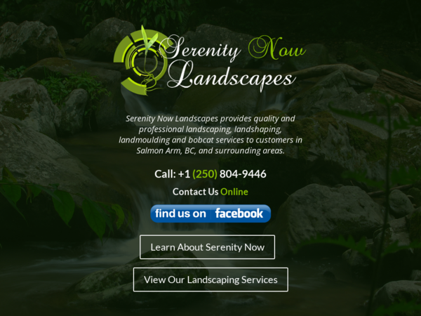 Serenity Now Landscapes Ltd