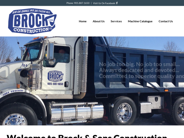 Brock & Sons Construction Ltd