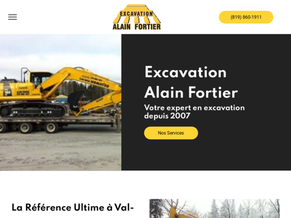 Excavation Alain Fortier