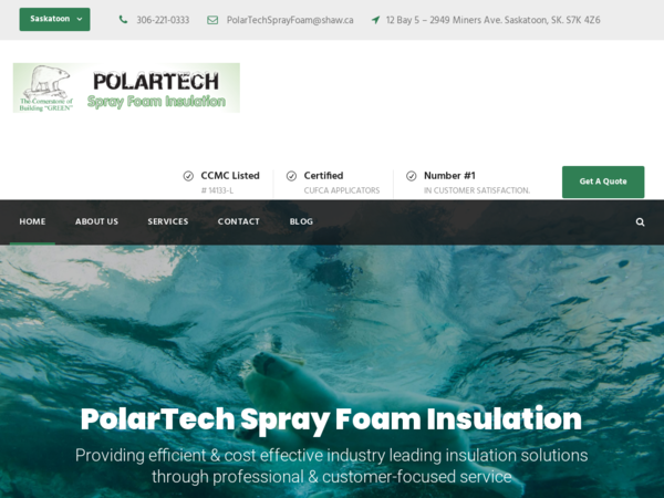 Polartech Spray Foam Insulation