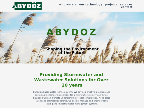 Abydoz Environmental Inc.