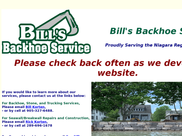 Bill's Backhoe Svc