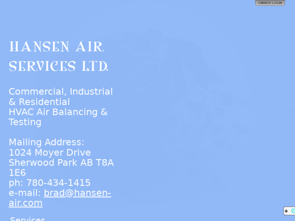Hansen Air Services Ltd.