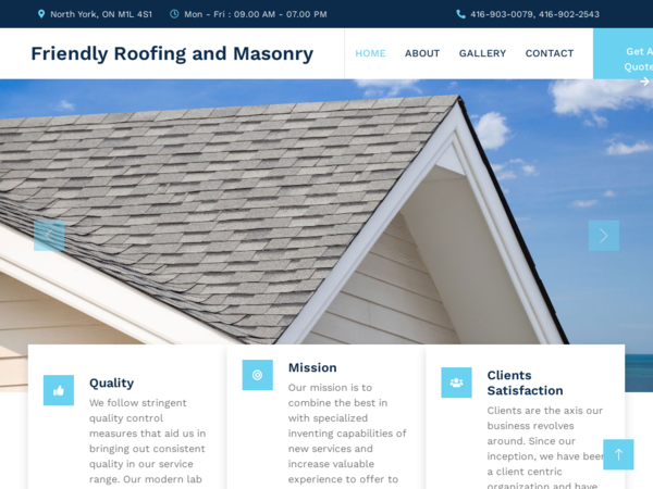 Friendly Roofing and Masonry