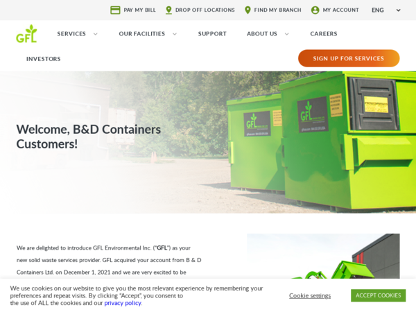 B & D Containers Ltd.