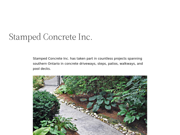 Stamped Concrete Inc.